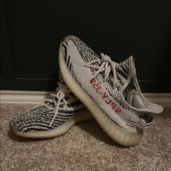 Adidas Yeezy Boost 350 V2 Zebra with Red Detail